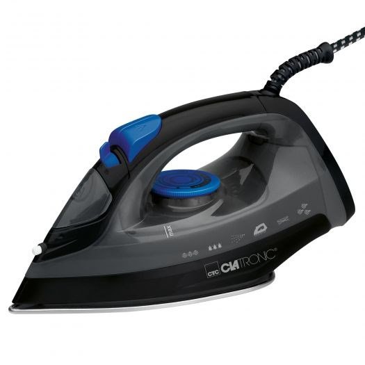 Clatronic DB 3703 strygejern Tr & dampstrygejern Rustfri strygesl 1800 W Sort, Gr #1