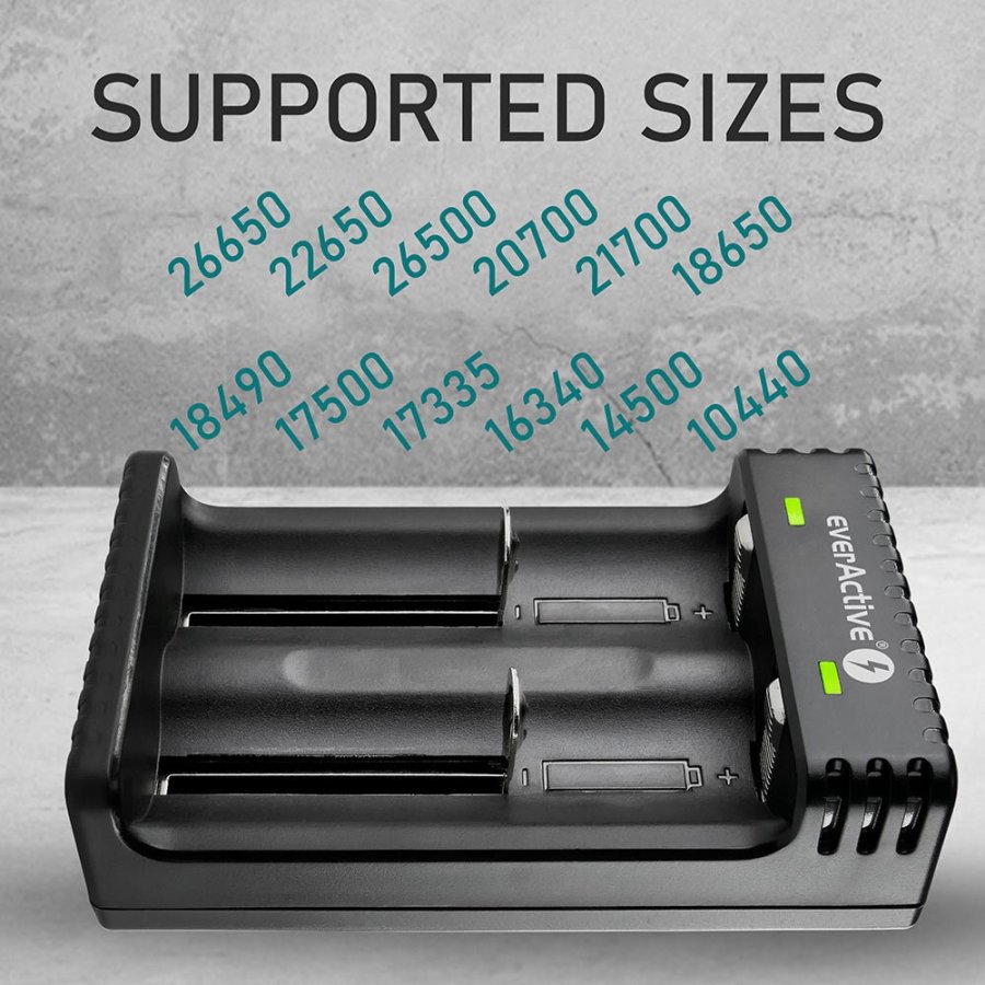 Batterioplader til genopladelige Li-ion-batterier everActive LC-200 #10