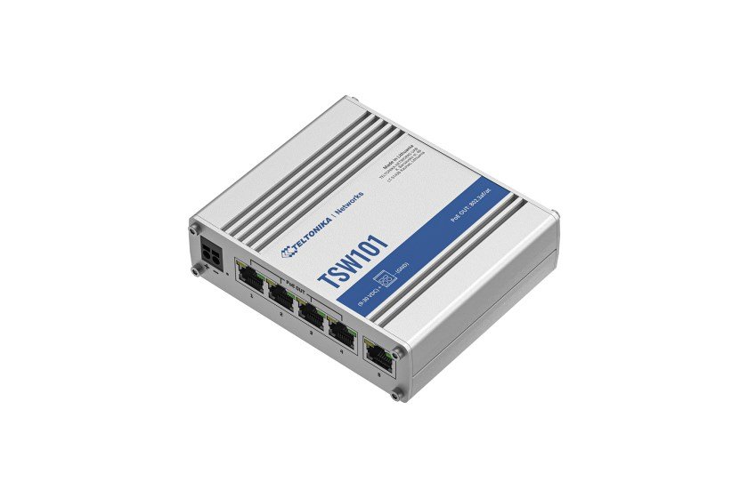 Teltonika TSW101 Gigabit Ethernet (10/100/1000) Str�m over Ethernet (PoE) Metallic #5