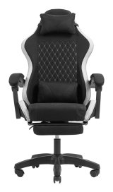 Mars Gaming MGC-X Fabric PC gamingstol Polstret s�de Sort, Hvid #1