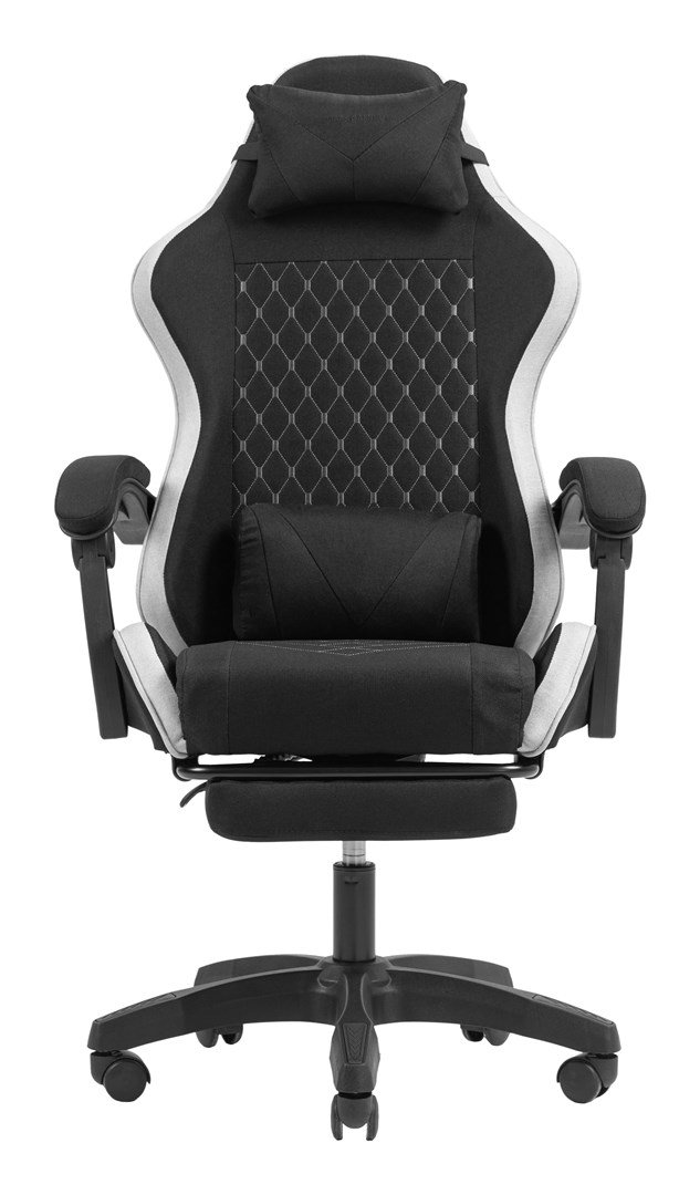 Mars Gaming MGC-X Fabric PC gamingstol Polstret s�de Sort, Hvid #1