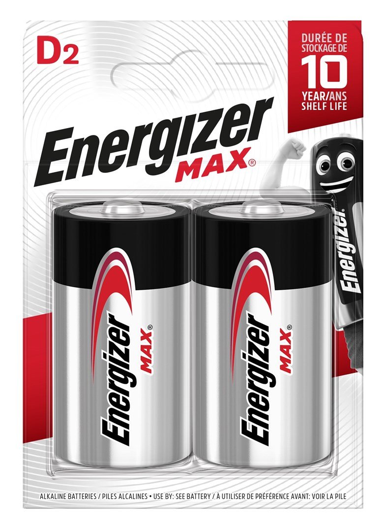Energizer Max 426827 Batteri D LR20, 2 stk., ko-pakke #1