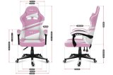 Huzaro Force 4.4 Pink Mesh gaming-stol #6