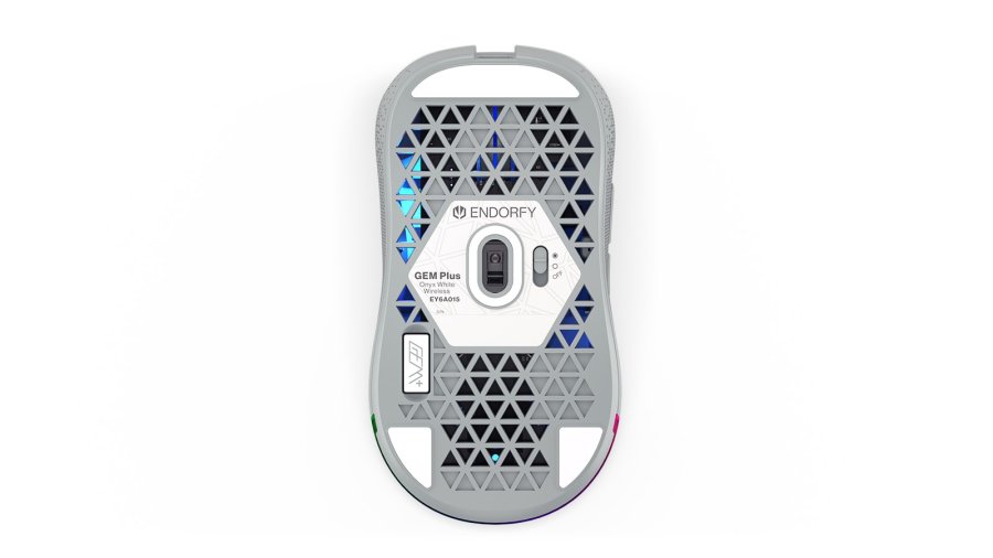 ENDORFY GEM Plus Wireless Onyx White mus Spil Ambidextrous RF Wireless + USB Type-C Optisk 26000 dpi #8