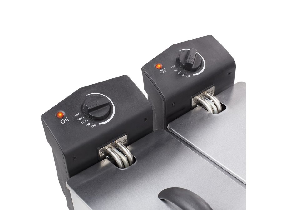 Frits Dubbel 2x3L 2x1800W Rostfri #8