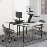 Skrivebordsstativ til tastatur og skrm eller brbar computer MACLEAN MC-882 til stende/siddende arbejde Sort #9