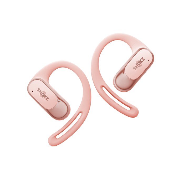 SHOKZ OpenFit Air Headset Trdls rekrog Opkald/Musik/Sport/Hverdag Bluetooth Rose #1