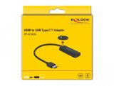 DeLOCK 63251 videokabel adapter HDMI Type A (Standard) USB Type-C Sort #5