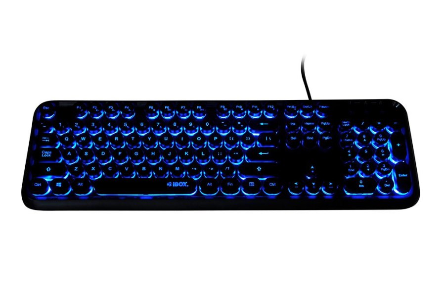 TASTATUR I-BOX PULSAR IKS620, LED, KABLET #17