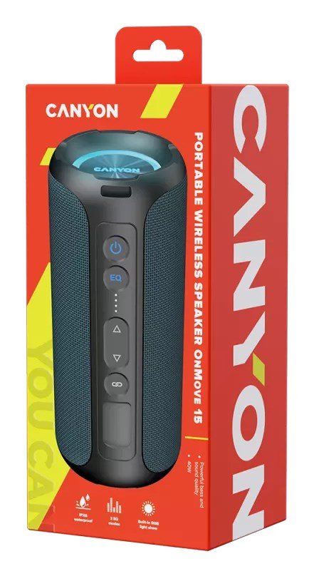 Canyon CNE-CBTSP15BK Brbare hjttalere og festhjttalere Brbar stereohjttaler Bl 40 W #6