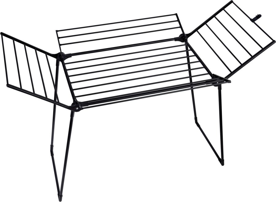 PROMIS MILANO vasketrretumbler, foldbar, yderligere 4 vinger, sort #1