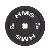 HMS Fitness BBR15 1 stk Olympic Gummibelagt vgtskive #1