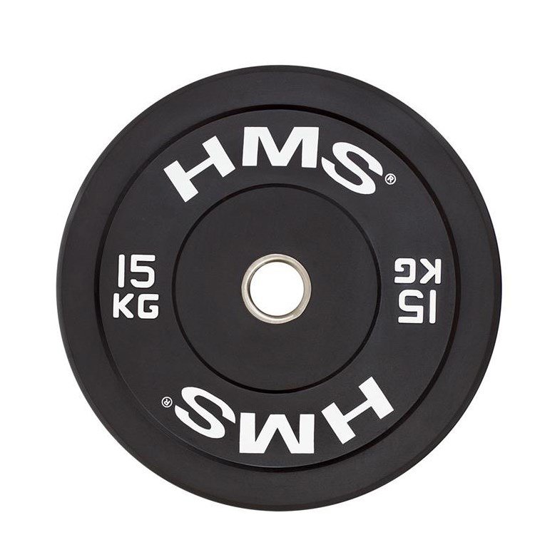 HMS Fitness BBR15 1 stk Olympic Gummibelagt vgtskive #1