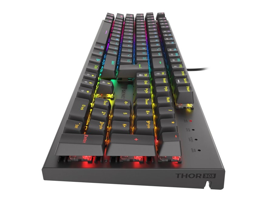 GENESIS Thor 303 tastatur Spil USB QWERTY US International Sort #4