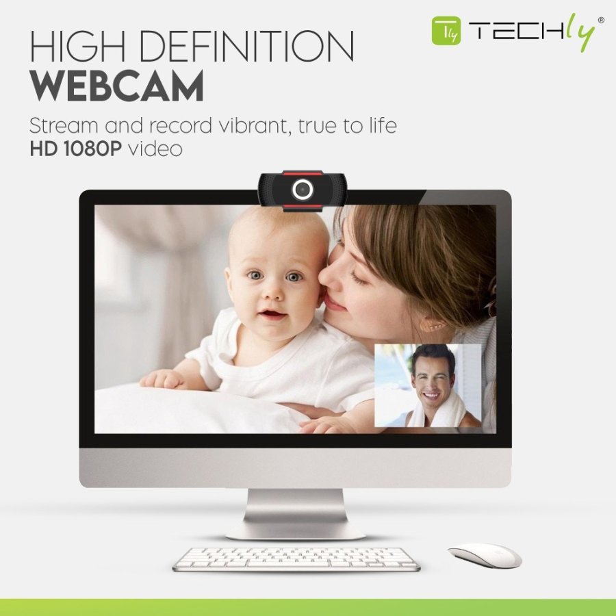 Techly I- -60T webcam 1920 x 1080 pixel USB 2.0 Sort #21