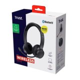 Trust Ayda Headset Kabel & trdls Opkald/musik USB Type-C Bluetooth Sort #9
