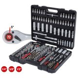 0S Tools 1/4 +3/8 +1/2  Socket Wrench-Set 179-pieces 917.0779 #1