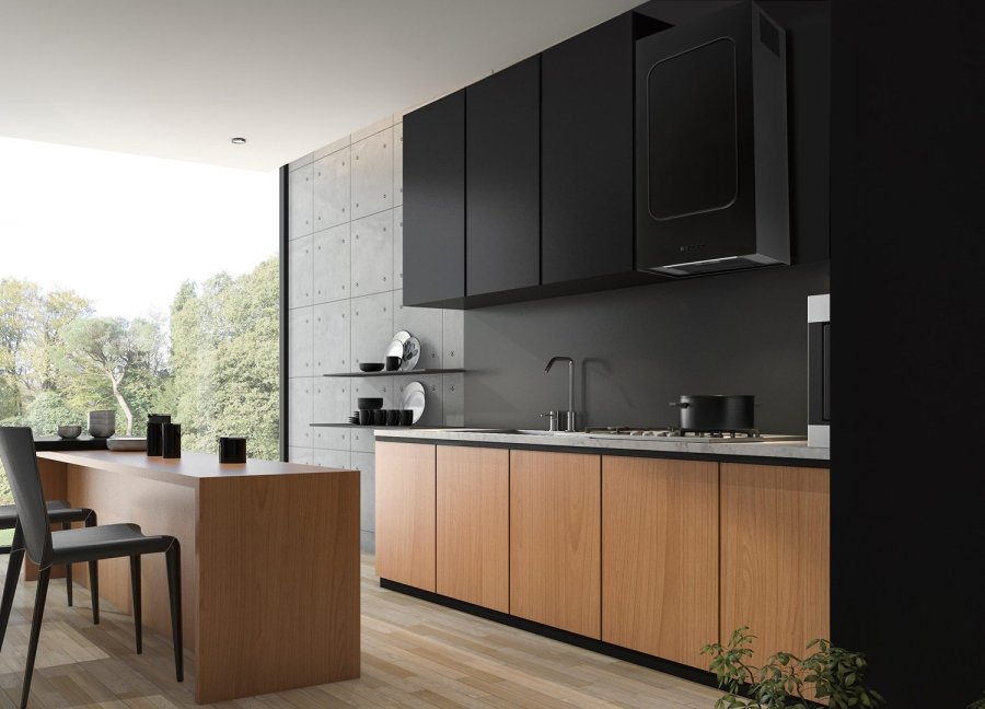 AKPO WK-12 Carmen sort halvmat T800 line�r LED emh�tte #3