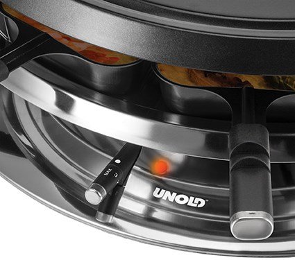Unold 48726 raclette grill 8 person(er) 1300 W Sort, Rustfrit stl #6