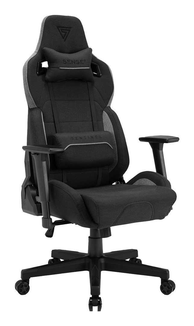 SENSE7 Sentinel PC gamingstol Polstret s�de Sort, Gr� #3