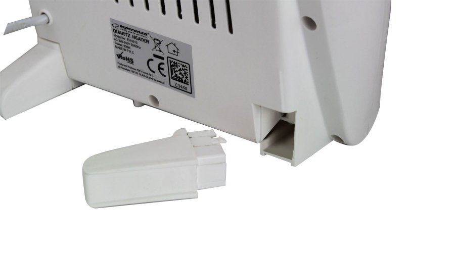 Esperanza EHH010 Elektrisk kvartsvarmer 400W/800W Hvid #4