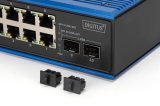 Digitus DN-651151 netv�rksswitch Ikke administreret Gigabit Ethernet (10/100/1000) Str�m over Ethernet (PoE) Sort, Bl� #6