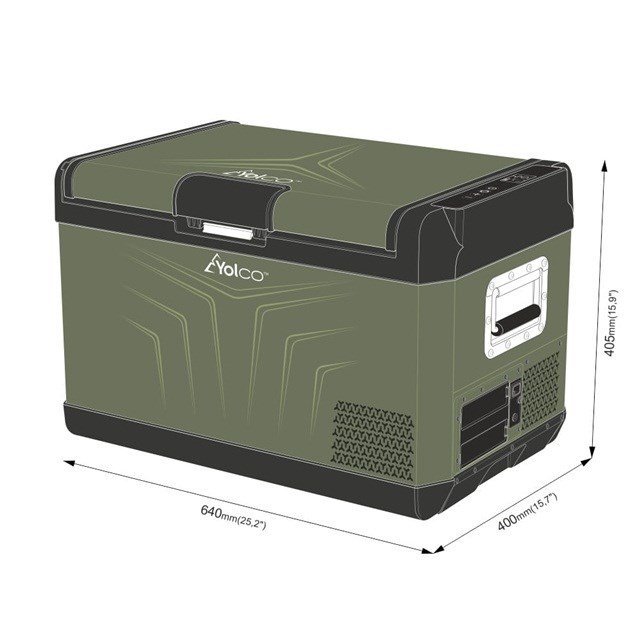 YOLCO GCX37 Green Brbart kompressorkleskab #16
