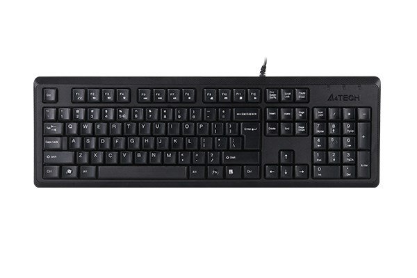 A4Tech KR-92 tastatur Universel USB QWERTY Engelsk Sort #1