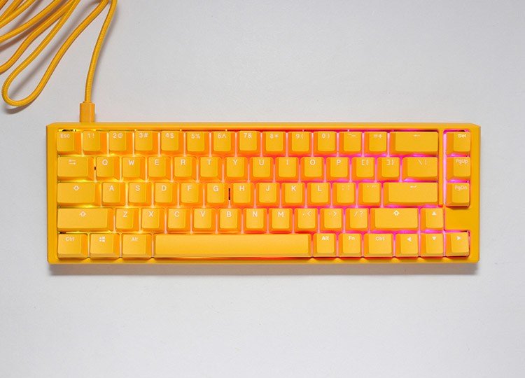 Ducky One 3 Yellow SF tastatur Spil USB QWERTY US engelsk Gul #8