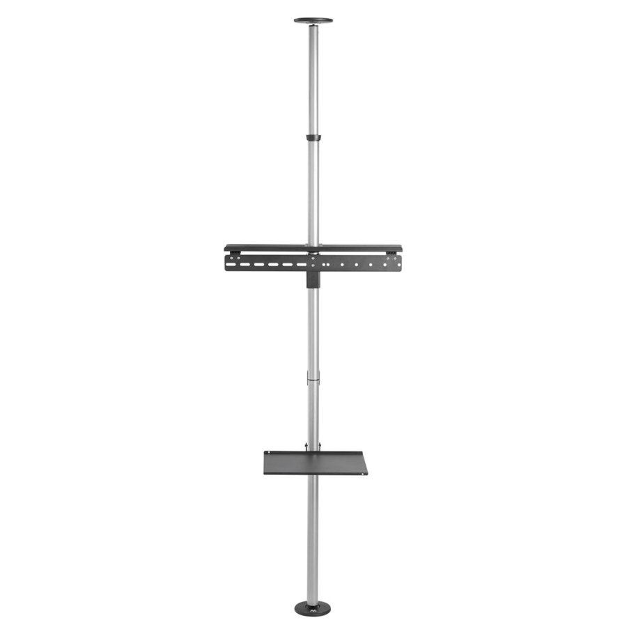 Teleskopisk tv-holder, lofts-/gulvstativ med hylde Maclean MC-791N 37