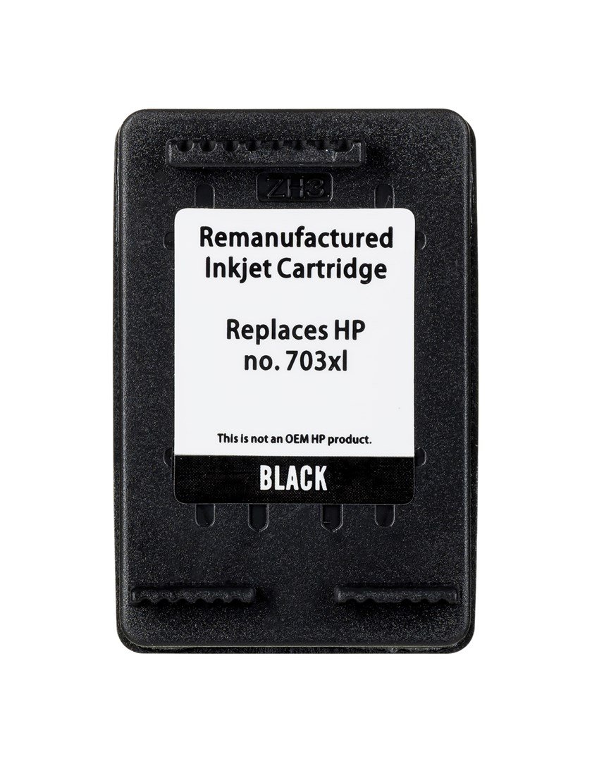 Superbulk printerblk HP B-H703BK (erstatning for HP 703 CD887) standard sort #1