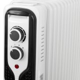 Adler AD 7819 varmeapparat Indendrs Hvid 2500 W Olie elektrisk omrdevarmer #4