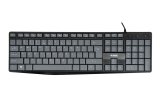 iBOX Eris USB-tastatur, gr og sort #4