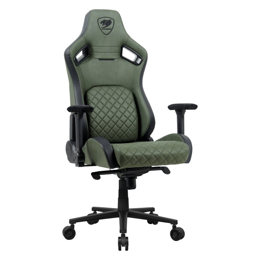 COUGAR DEFENSOR S ARMY GREEN F Universal gamingstol Polstret s�de Gr�n #5