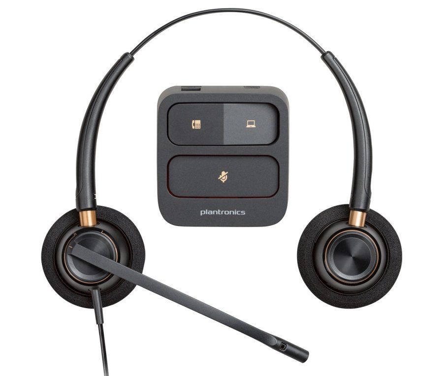 Poly EncorePro 520 Binaural Headset +Quick Disconnect #1