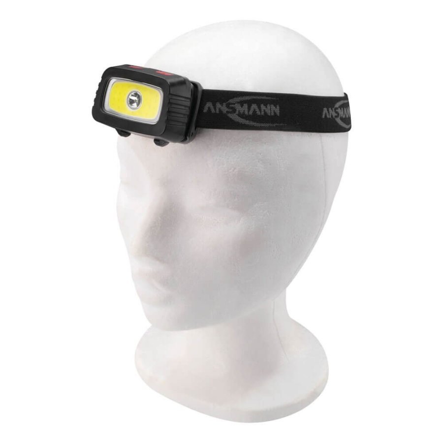 Ansmann HD200B Sort, Gr Hovedbnd lommelygte LED #6