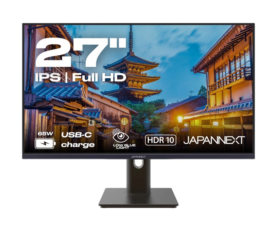 JAPANNEXT JN-IPS27FHDR-C65W-HSP computersk�rm 68,6 cm (27