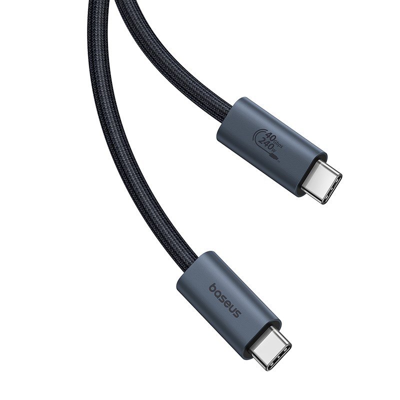 Baseus USB C til USB C-datakabel 1 m 240 W Sort #3