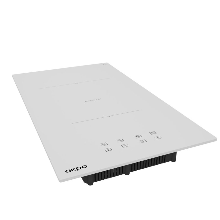 AKPO PIA 6802 WHITE induktionskogeplade - 2 felter #3