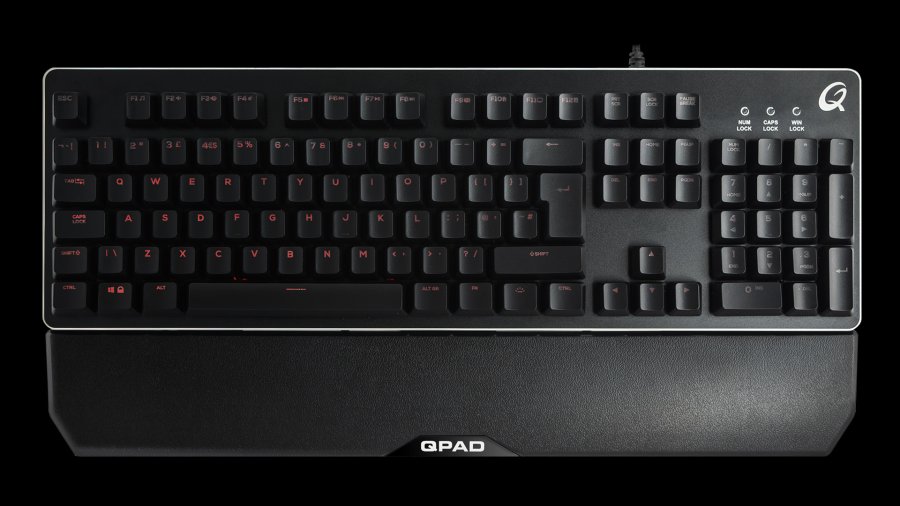 QPAD MK-40 tastatur Spil USB QWERTZ Tysk Sort #5
