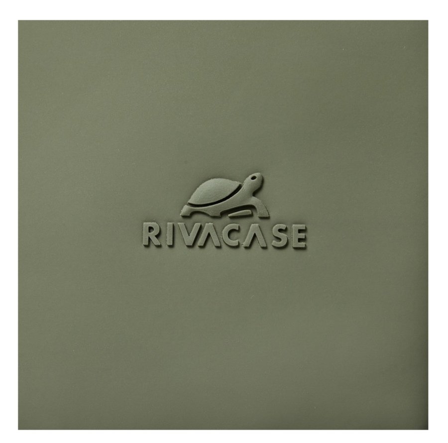 Rivacase Eden rygs�k Rejserygs�k Oliven PU-l�der, Polyester, Genanvendt polyethylenterephthalat (rPET) #22