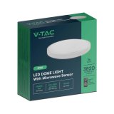 Plafond V-TAC VT-8630S overflademonteret 36W LED IP44 42cm 4000K 3820lm (SKU 76651) Hvid #9