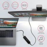 Axagon HMC-6H4A dockingstation Ledningsf�rt USB 3.2 Gen 1 (3.1 Gen 1) Type-C Sort, Gr� #4