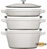 Staub La Cocotte 4,2 L Rund Stbejern Gryde bradepande #1