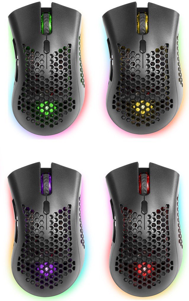 Defender GM-709L Warlock 52709 Trdls mus til gamere med RGB-baggrundsbelysning #4