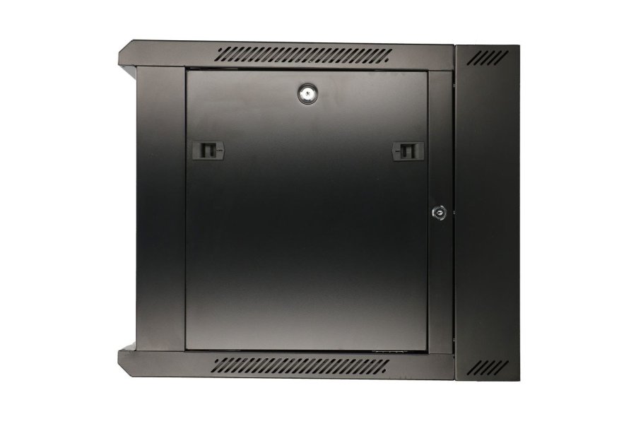 Extralink 9U 600X600 AZH WALL-MOUNTED RACKMOUNT CABINET SWING TYPE BLACK Vgmonteret stativ Sort #8