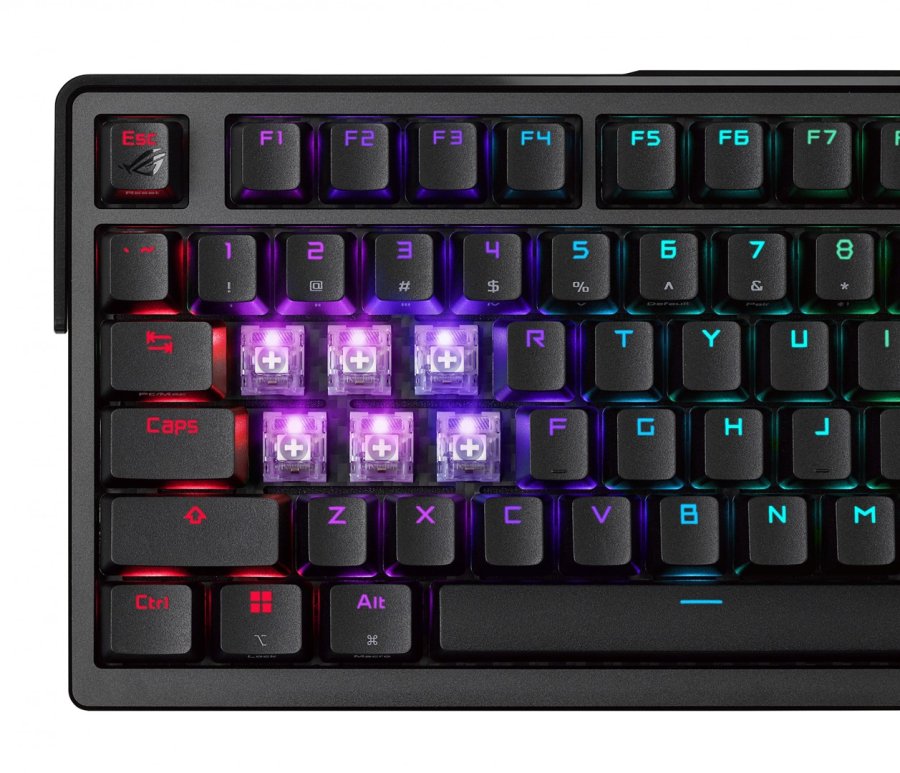 ASUS ROG Azoth Extreme tastatur Spil USB + RF Wireless + Bluetooth QWERTZ Sort #5