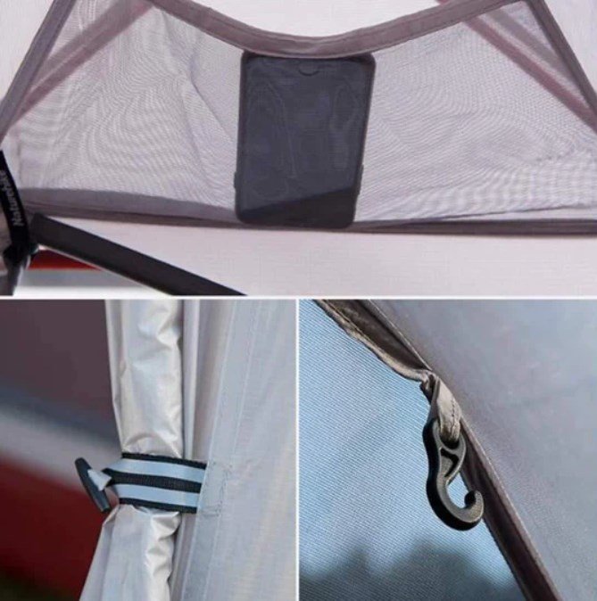 Naturehike skytelt UP 1 20 D Opdateret NH18T010-T-Forest green #5