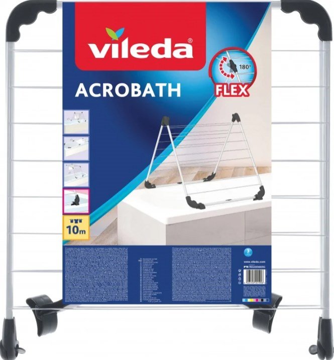 Vileda Acrobath Vedhftningsstativ Hvid #17