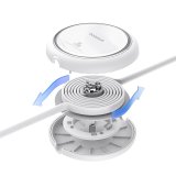Baseus Free2Pull Udvideligt USB C til iP Ligtning hurtigopladningskabel 1 m 20 W Hvid #6